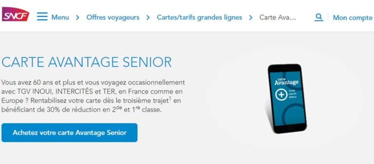 Comment renouveler sa Carte Avantage Senior SNCF